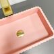 Умивальник (раковина) VBI FLORENTIA PINK MATT накладний