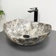 Умивальник (раковина) VBI RONTA DARK GREY STONE MATT накладний