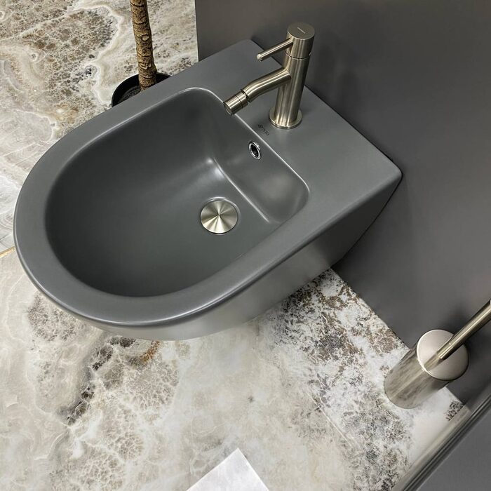 Підвісне біде VBI VULCANO GREY MATT