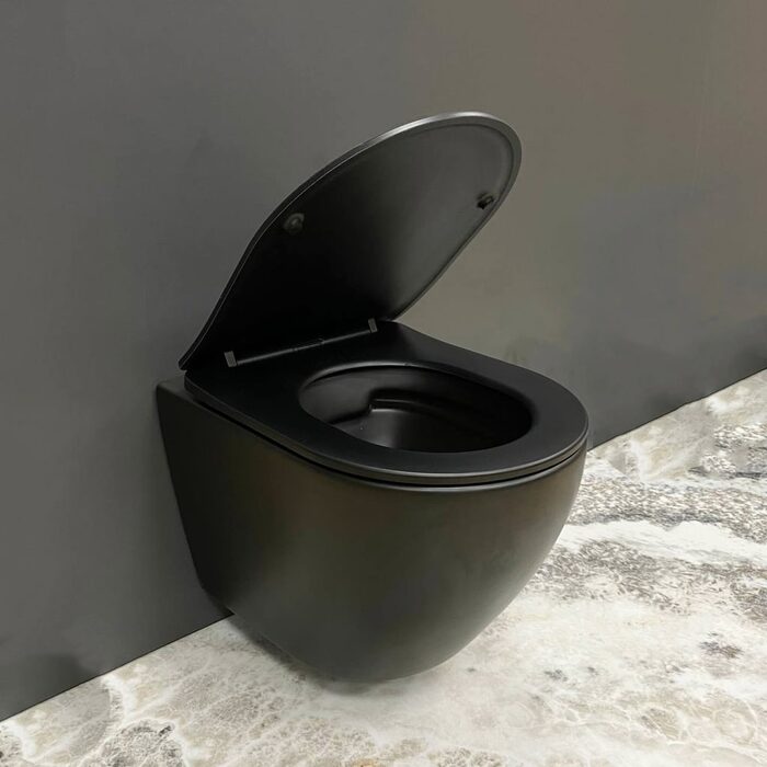 Підвісний унітаз VBI VULCANO BLACK MATT