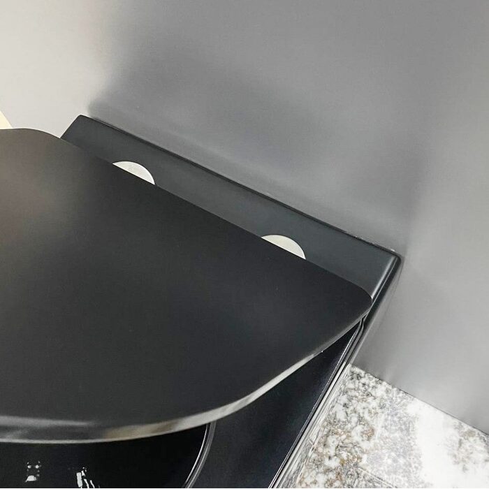 Підвісний унітаз VBI VULCANO BLACK GLOSSY