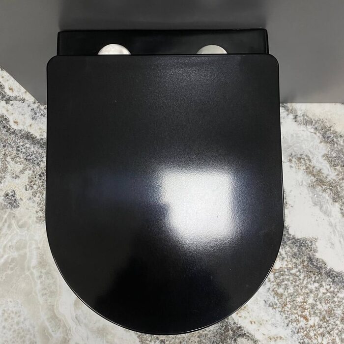 Підвісний унітаз VBI VULCANO BLACK GLOSSY