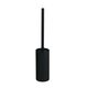 Йоржик для унітазу підлоговий VBI ROUND BLACK