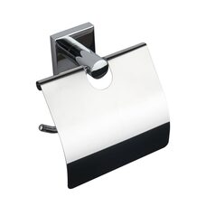 Тримач для туалетного паперу з кришкою VBI SATURN CHROME