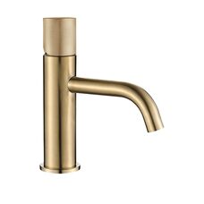 Змішувач для раковини VBI MILANO DUO BRUSHED GOLD низький