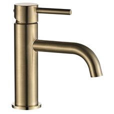 Змішувач для раковини VBI MILANO BRUSHED GOLD низький