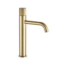 Змішувач для раковини VBI MILANO DUO BRUSHED GOLD високий