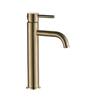 Змішувач для раковини VBI MILANO BRUSHED GOLD високий