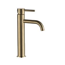 Змішувач для раковини VBI MILANO BRUSHED GOLD високий