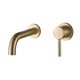 Змішувач для раковини VBI MILANO BRUSHED GOLD прихованого монтажу