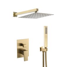 Душова система VBI LORENO BRUSHED GOLD прихованого монтажу
