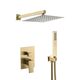 Душова система VBI LORENO BRUSHED GOLD прихованого монтажу