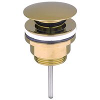 Донний клапан для раковини VBI GOLD click-clack універсальний