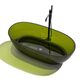 Ванна VBI VESUVIO GREEN 170 x 78 окремостояча скляна 170 x 78