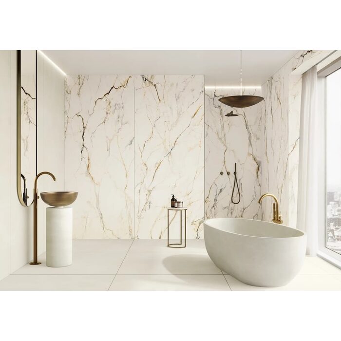 Плитка керамогранітна Passion White SZKL RECT MAT 598x1198 Paradyz