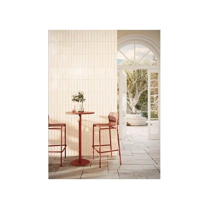 Плитка стінова Monpelli White Cegielka STR Блиск 65x298 Paradyz