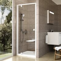 Душові двері одноелементні Pivot PDOP1-90 Transparent, (03G70101Z1) RAVAK