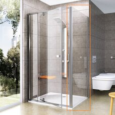 Душова стінка нерухома одноелементна PPS-90 Transparent, (90G70U00Z1) RAVAK