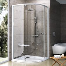 Душова кабіна напівкругла PIVOT PSKK3-100 Transparent, (376AA100Z1) RAVAK