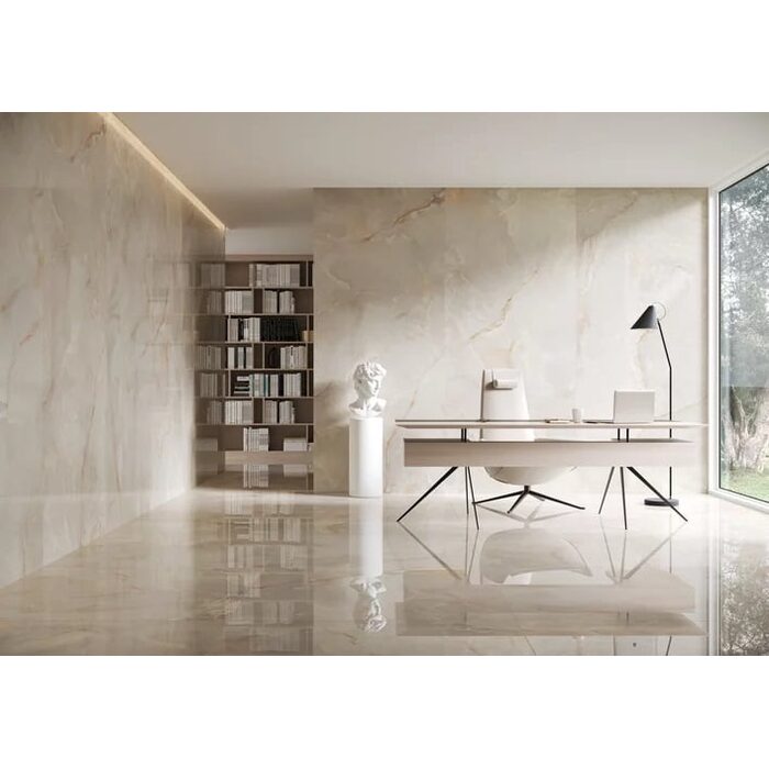 Плитка керамогранітна Invisible White SZKL RECT POL 1198x1198 Paradyz
