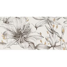 Декор Velo Bianco Flowers (1) 598x1198x8 Tubadzin