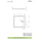 Душовий піддон Doros C 80x80 см, RADAWAY