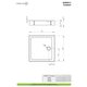 Душовий піддон Doros C Compact 100x100 см, RADAWAY