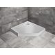 Душовий піддон Doros PT Compact Stone White 90x90 см, RADAWAY
