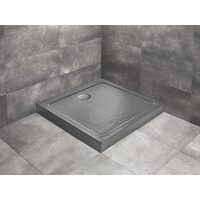Душовий піддон Doros C Compact Stone Anthracite 90x90 см, RADAWAY