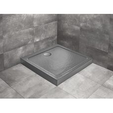Душовий піддон Doros C Compact Stone Anthracite 90x90 см, RADAWAY