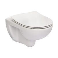 Унітаз підвісний Victoria Rimless з кришкою Slim soft-close (A34H398000), Roca