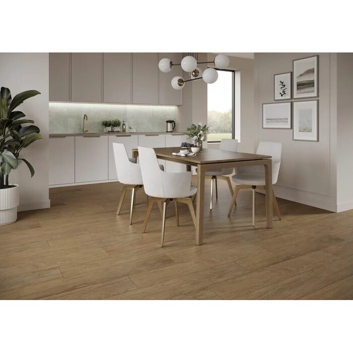 Плитка керамогранітна Warmwood Honey RECT STR 198x1198x8 Paradyz