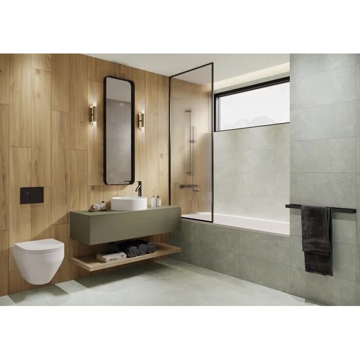 Плитка керамогранітна Prettywood Gold RECT STR 198x1198x8 Paradyz