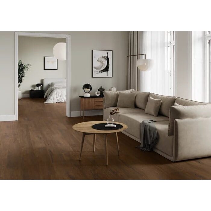 Плитка керамогранітна Spacewood Chocolate RECT STR 198x1198x8 Paradyz
