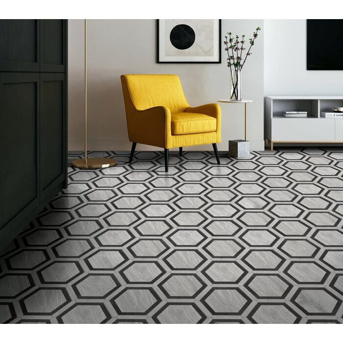 Плитка керамогранітна Sacramento Gris Ebano 220x250 Monopole
