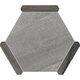Плитка керамогранітна Sacramento Gris Ebano 220x250 Monopole