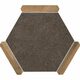 Плитка керамогранітна Sacramento Grafito Oak 220x250 Monopole