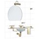 Мильниця CANOVA CA12292 бронза підвісна, Bagno&Associati