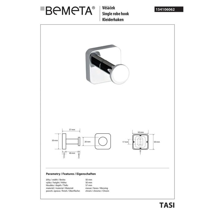 154106062 Tasi:гачок Bemeta Чехія