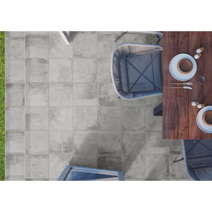 Сходинка з капіносом V-shape Piatto Gris 320-50x300x9 Cerrad