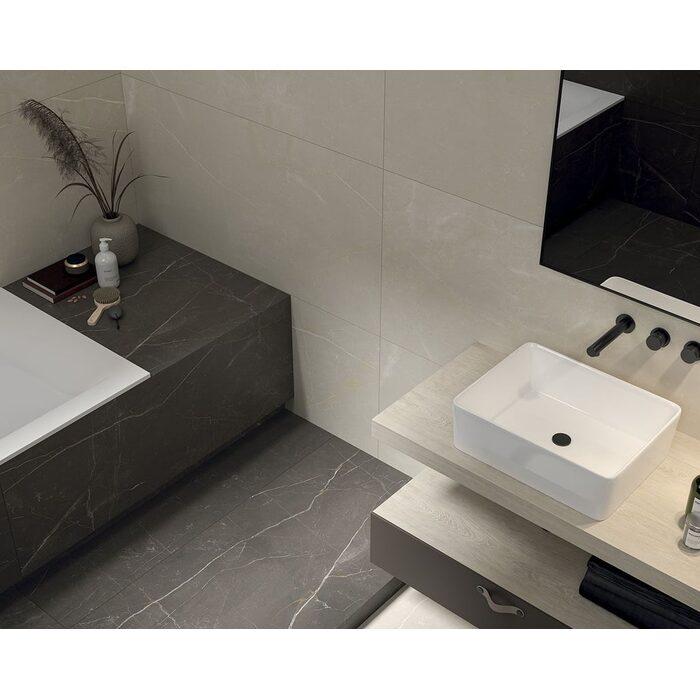 Плитка керамогранітна Linearstone Brown RECT 598x598x9 Paradyz