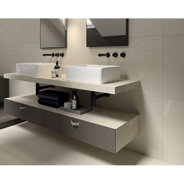 Плитка керамогранітна Linearstone Beige RECT 598x598x9 Paradyz