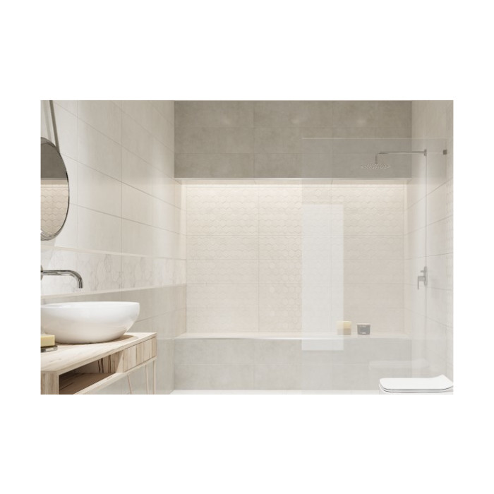 Плитка стінова Universal Grey RECT 25x75 код 3450 Ceramika Color