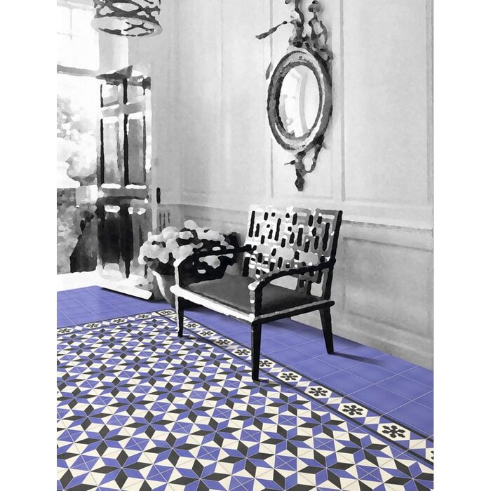 Плитка керамогранітна Victorian Cenefa Geo 200x200x9 Mainzu