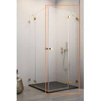 Душова кабіна (половина) Essenza Pro Gold KDD 100 права, RADAWAY