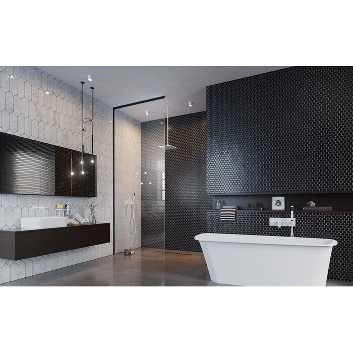 Душова стінка Modo X Black II 1001-1600x2501-3000 RADAWAY