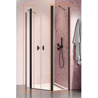 Комплект бокових стінок NES Black PTD 100 x 100 RADAWAY
