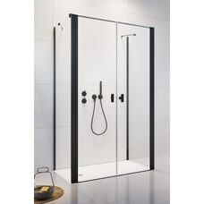 Душові двері NES 8 Black DWD+2S 110 RADAWAY