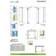 Душова стінка Arta Walk-In W3 120 RADAWAY