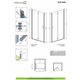 Душові двері Eos DWB 70 L RADAWAY
